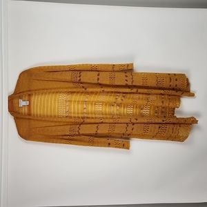 Soft Surroundings Knitted Duster Long Open Cardigan Sweater 2X